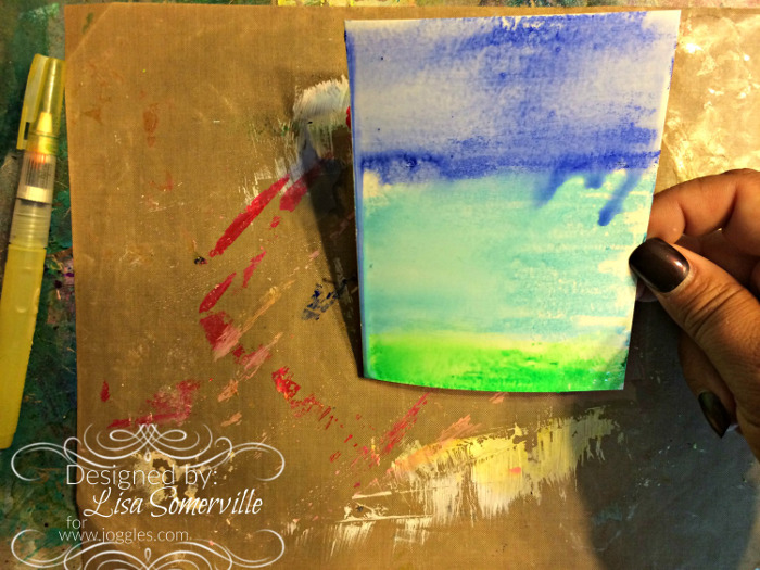 Lisa Wonky Houses Sept Step 4 spritz and run
