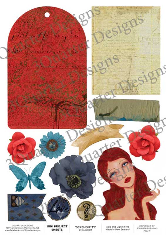 3Quarter Designs Mini Project Sheet - Serendipity [MINIKIT017 ...
