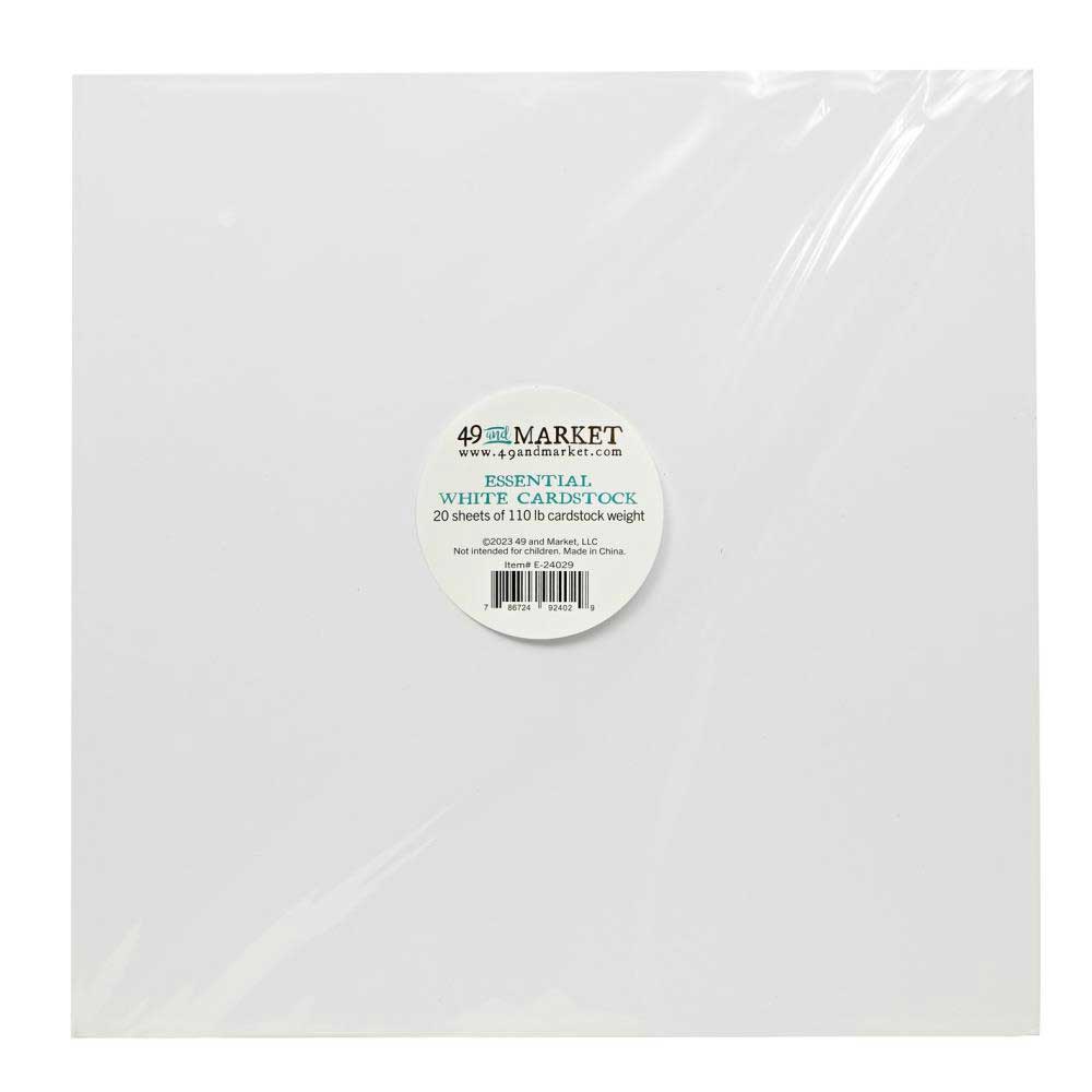 Joggles Cardstock - Smooth & Sturdy White 12 x 12 [74313]