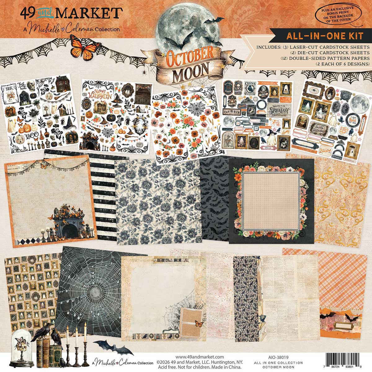 49 & Market All-In-One Kit - October Moon [AIO-38019]