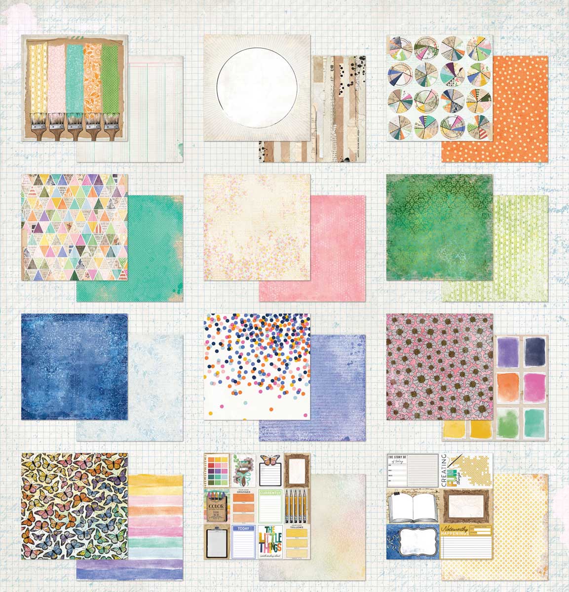 49 & Market Artful Moments Collection - 12" x 12" Paper Patterns [VBAM-34356] - Image 2
