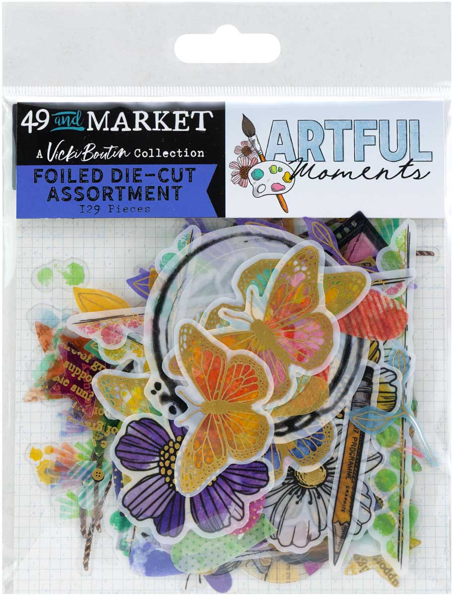 49 & Market Artful Moments Collection - Foiled Die Cut Assortment [VBAM-34561]