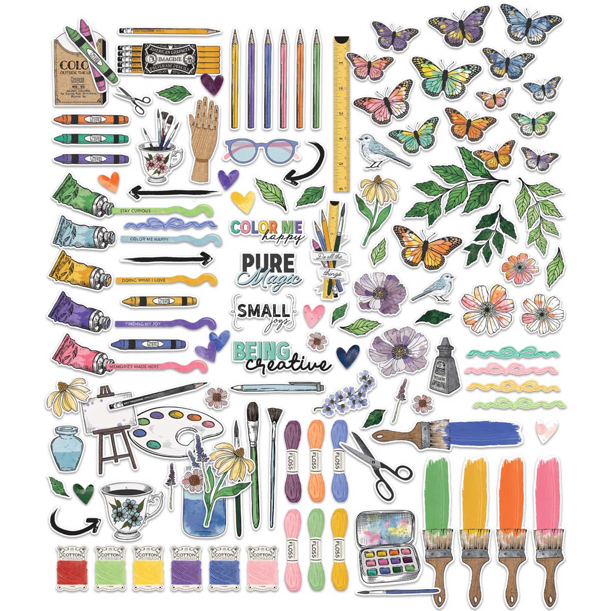 49 & Market Artful Moments Collection - Icons & Titles Ephemera Set [VBAM-34547] - Image 3