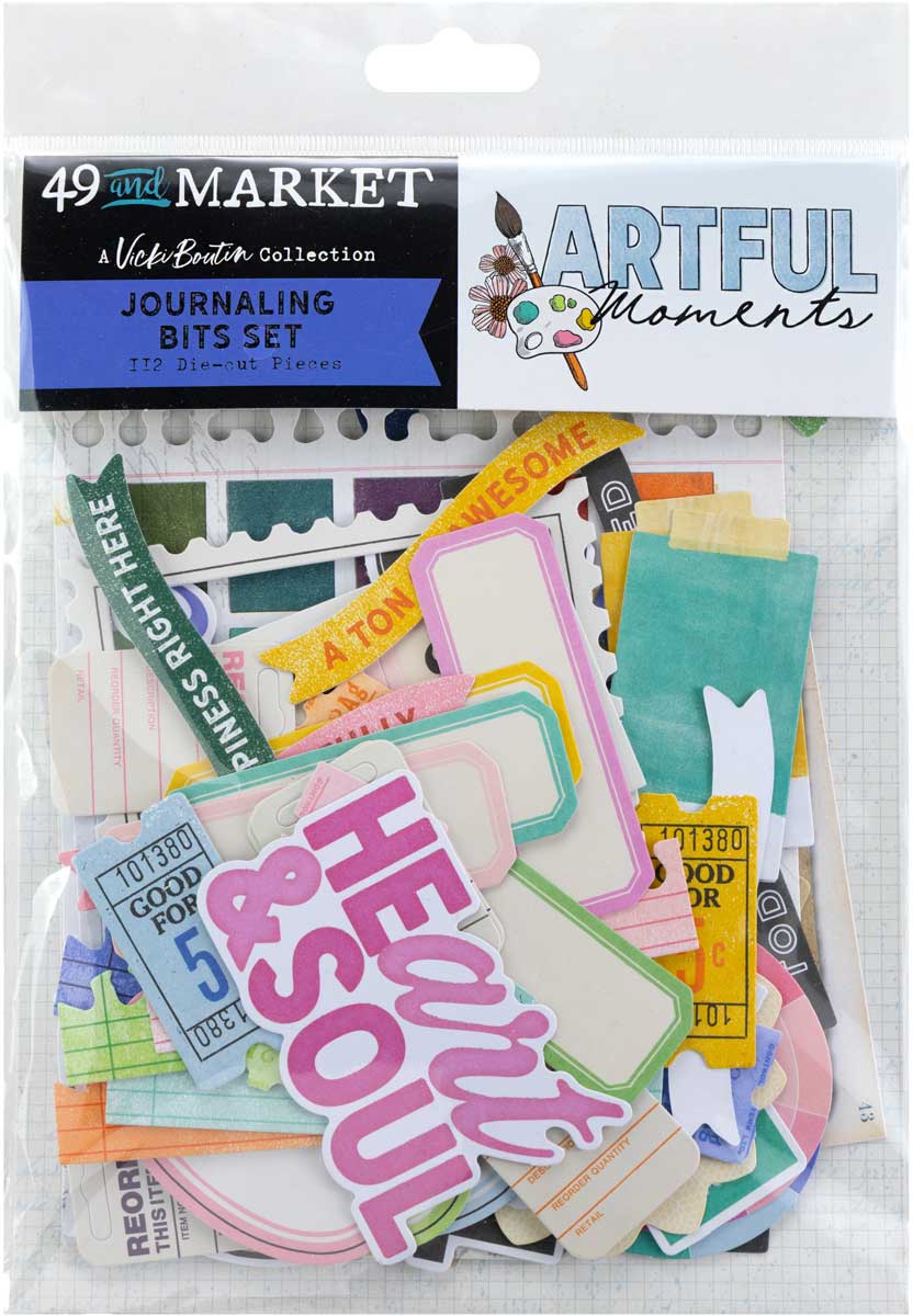 49 & Market Artful Moments Collection - Journaling Bits Set [VBAM-34554]