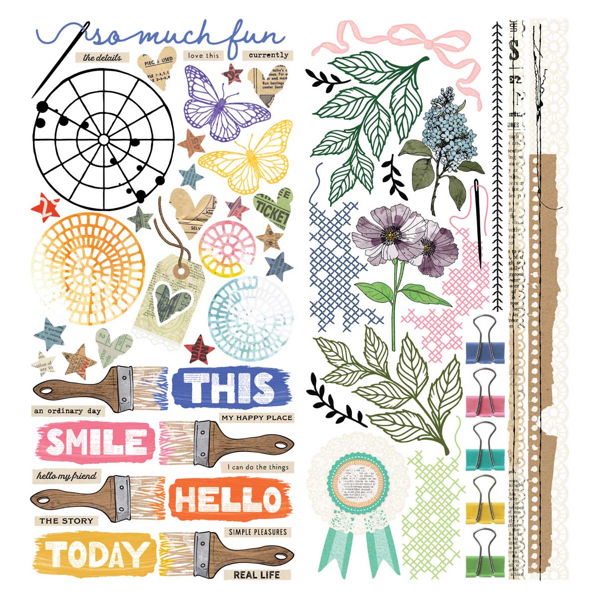 49 & Market Artful Moments Collection - Laser Cut Elements [VBAM-34530] - Image 3