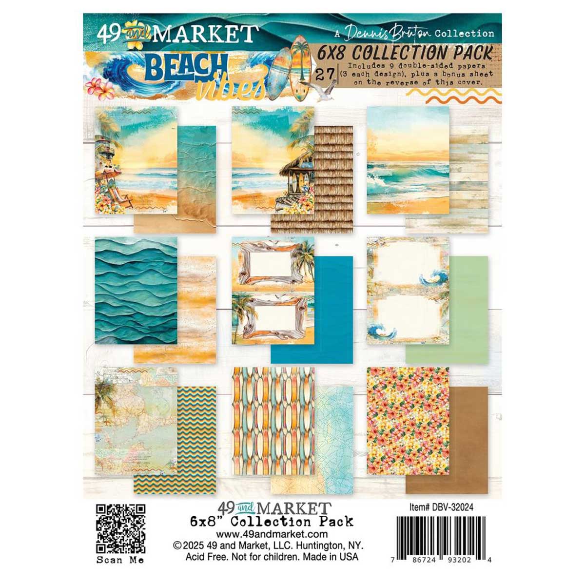 49 & Market Beach Vibes Collection - 6" x 8" Collection Pack [DBV-32024]