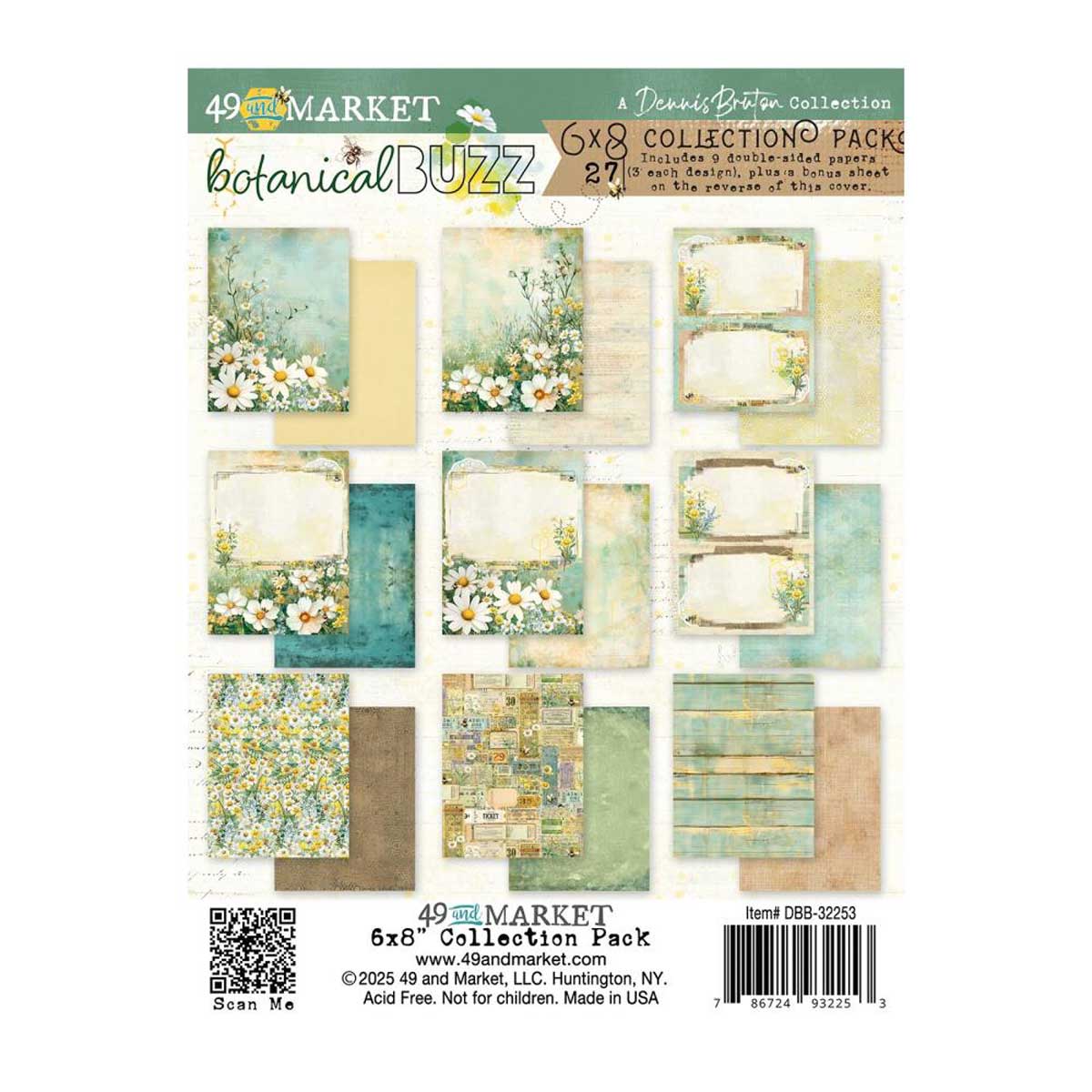 49 & Market Botanical Buzz Collection - 6" x 8" Collection Pack [DBB-32253]