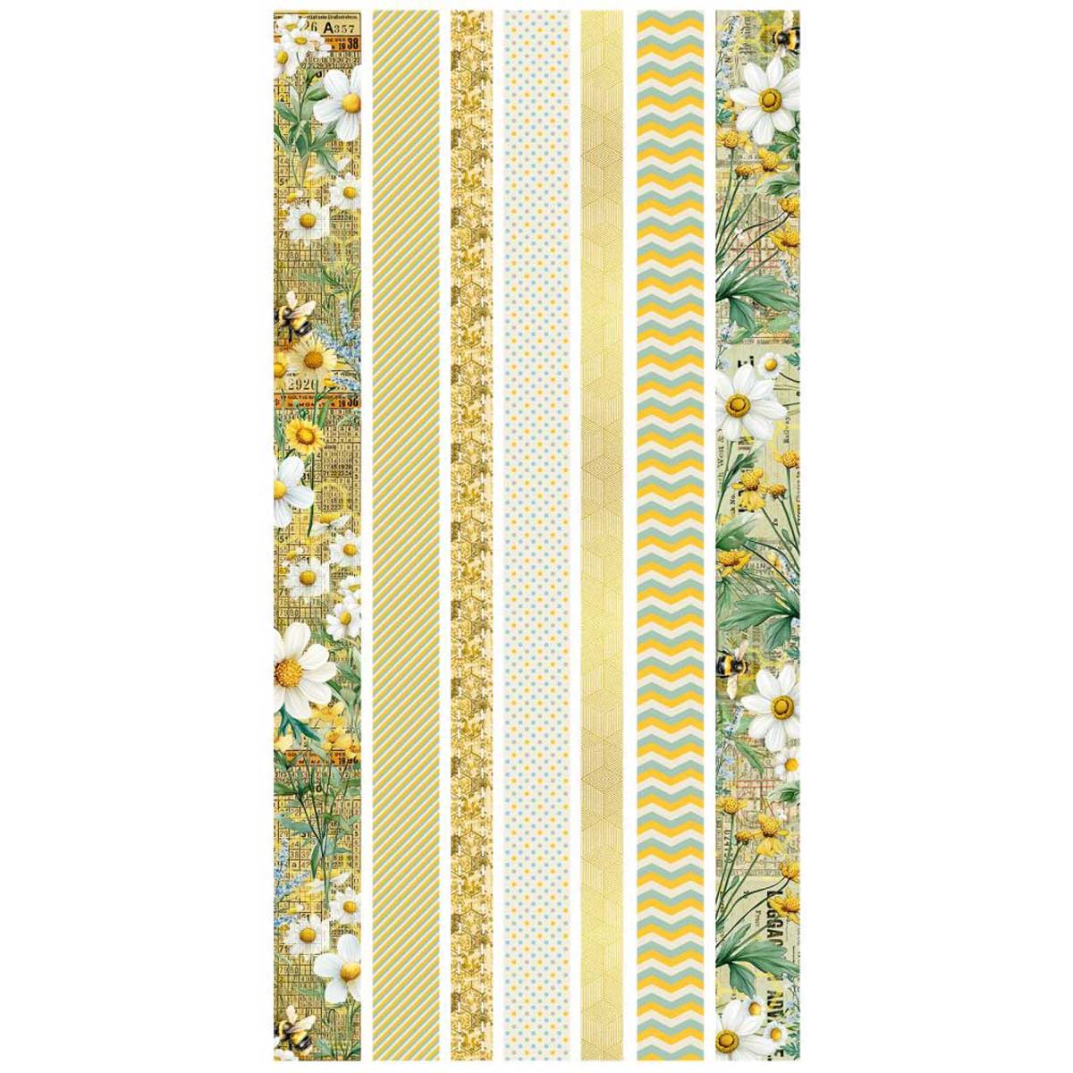 49 & Market Botanical Buzz Collection - Washi Tape Sheets [DBB-32420] - Image 2