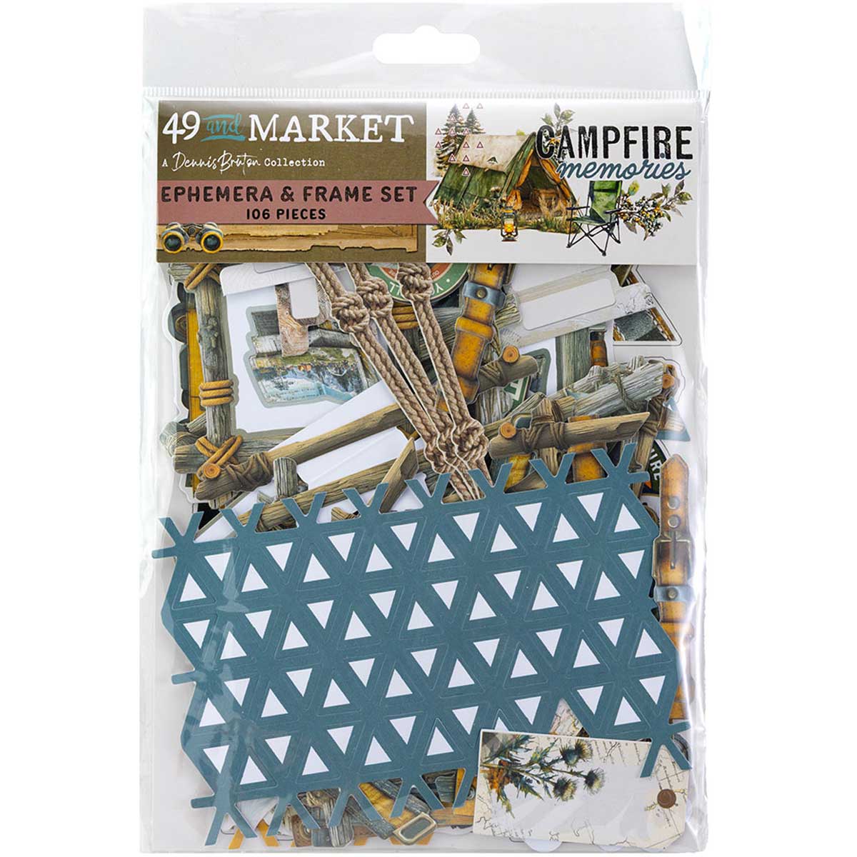 49 & Market Campfire Memories Collection - Ephemera & Frame Set [DCM-37463]