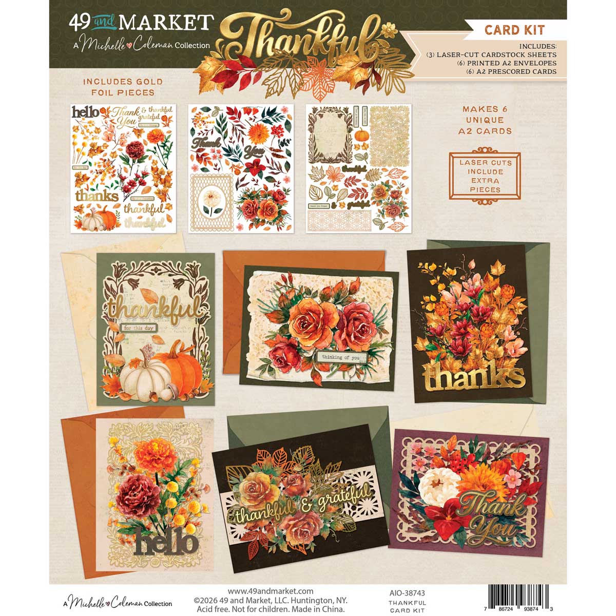 49 & Market Card Kit - Thankful [AIO-38743]