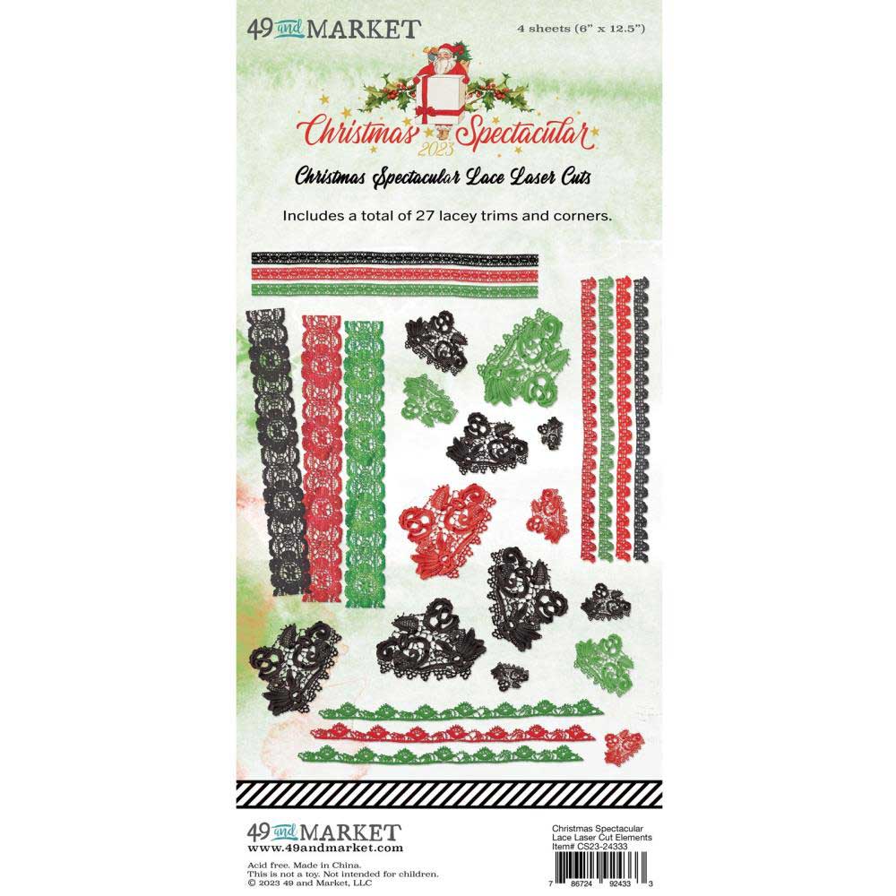 49 & Market Christmas Spectacular Collection - Laser Cut Elements - Lace [CS23-24333]
