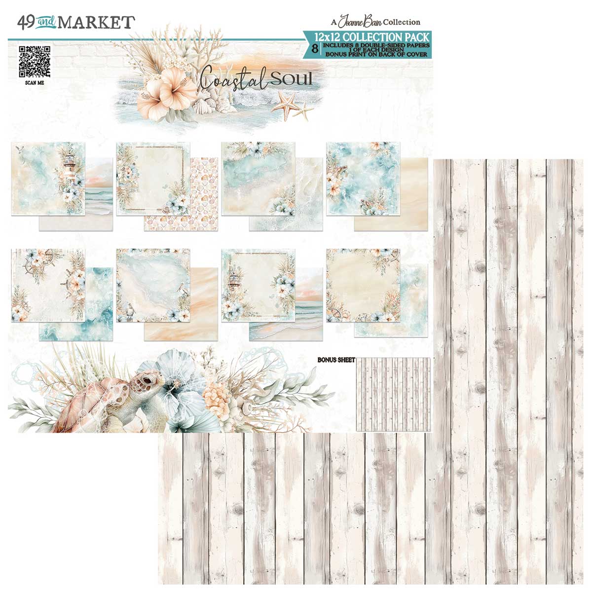 49 & Market Coastal Soul Collection - 12" x 12" Collection Pack [JCS-33794] - Image 2