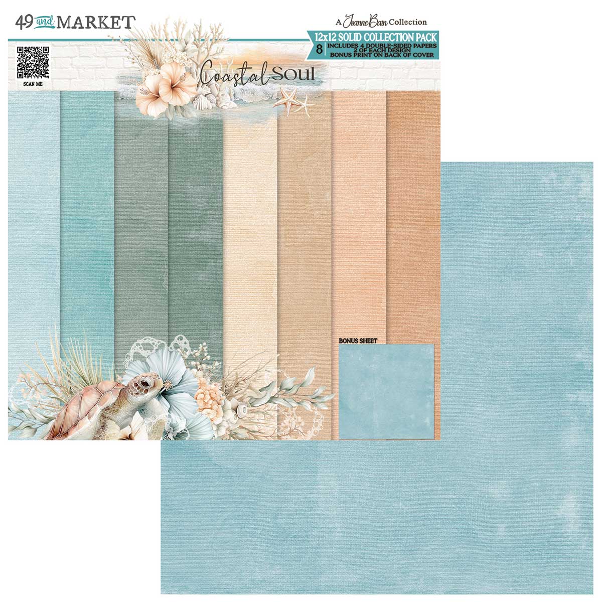 49 & Market Coastal Soul Collection - 12" x 12" Solids Collection Pack [JCS-36800] - Image 2