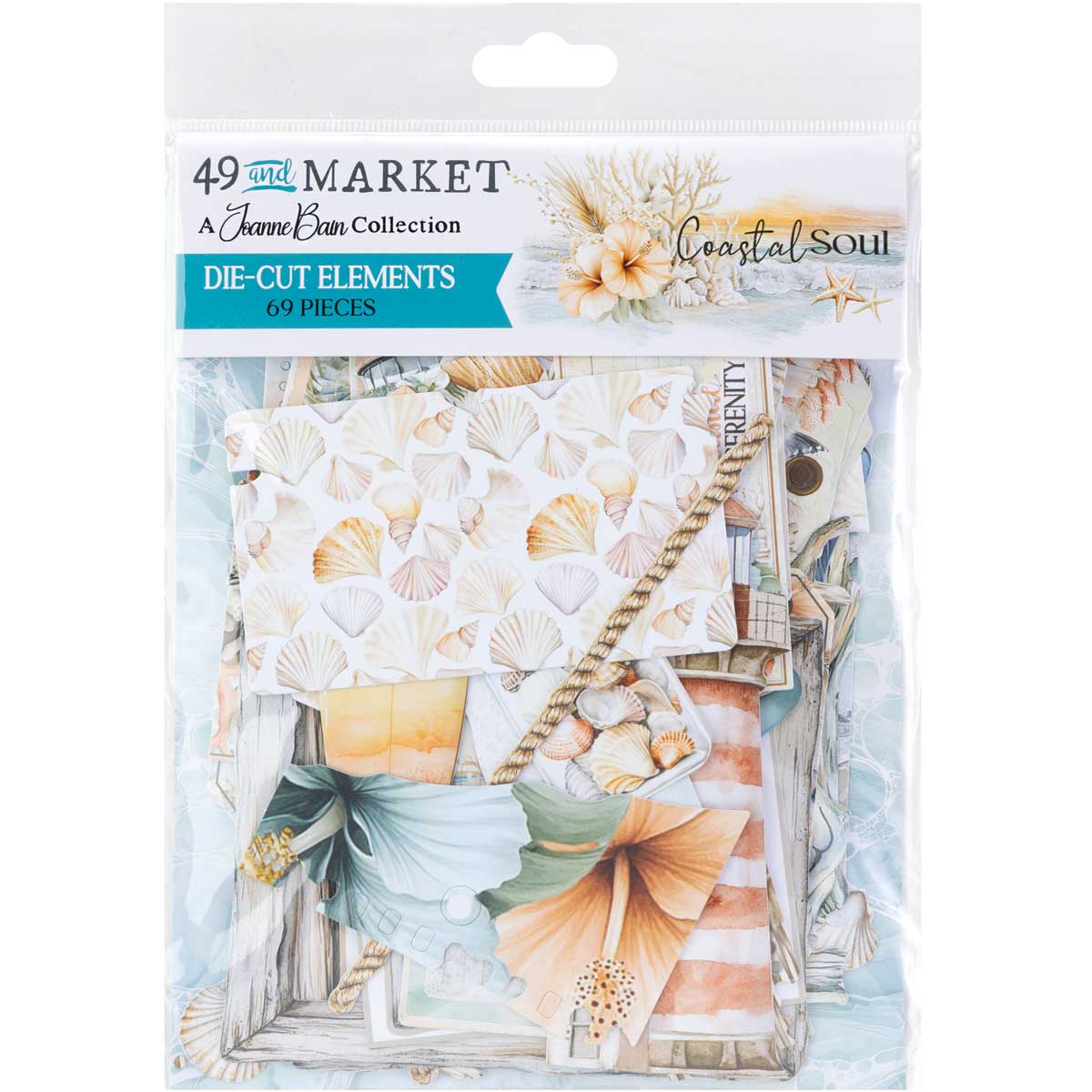 49 & Market Coastal Soul Collection - Die Cut Elements [JCS-36978]