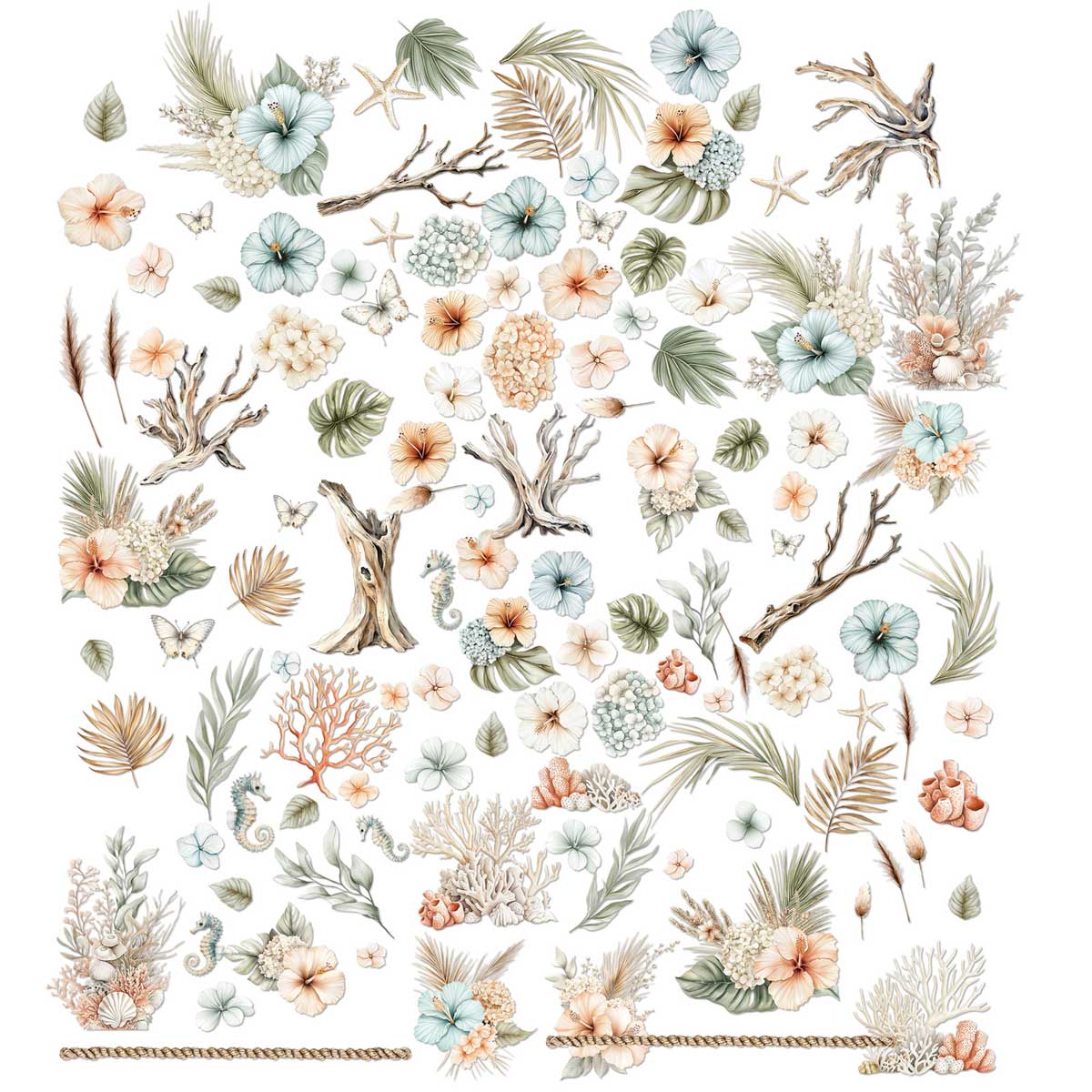 49 & Market Coastal Soul Collection - Laser Cut Botanicals [JCS-36961] - Image 2