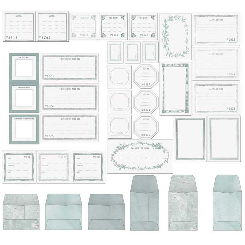 49 & Market Color Swatch Eucalyptus Collection - Envelope Bits [CSE-39968] - Image 2