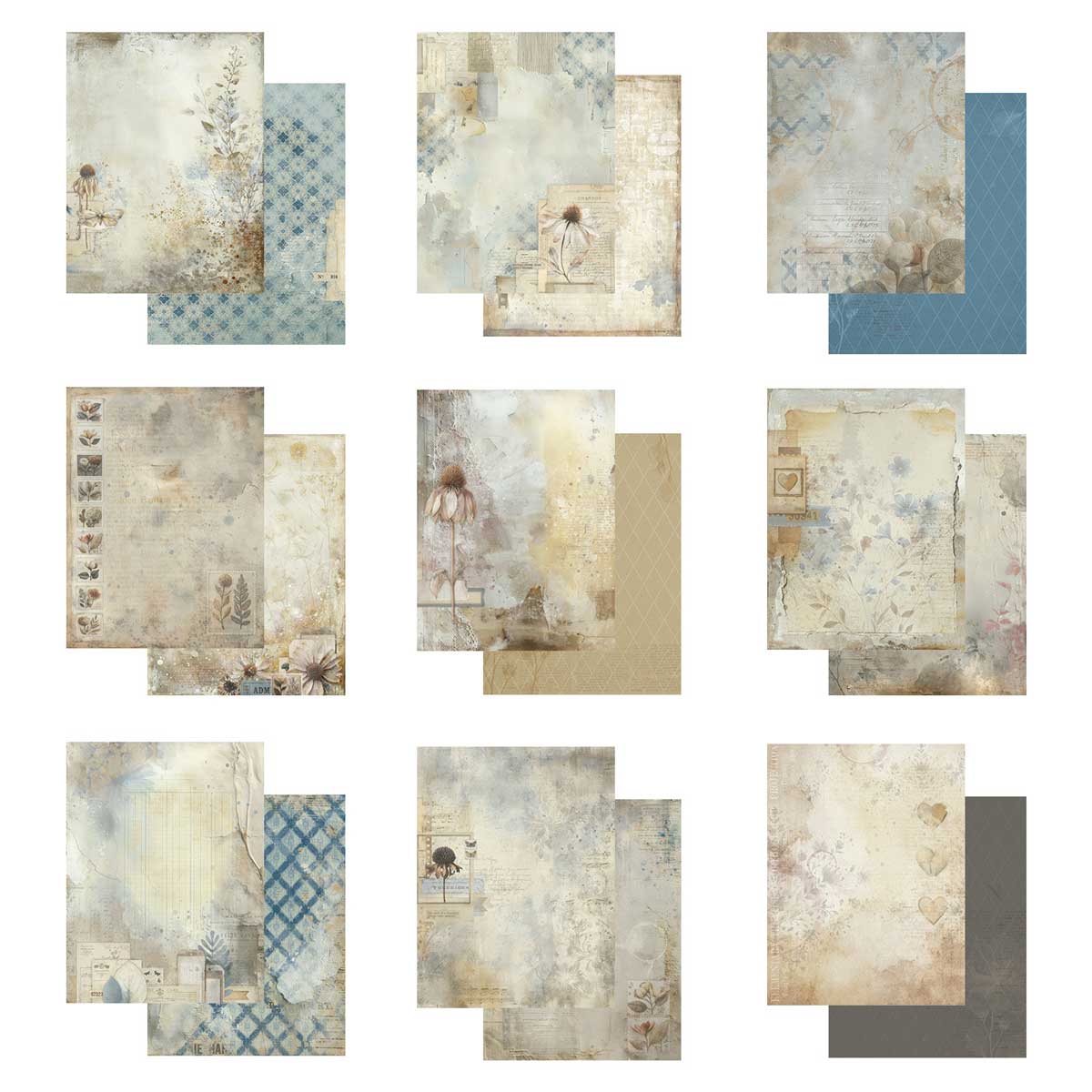 49 & Market Faded Memory Lane Collection - 6" x 8" Collection Pack [FML-35520] - Image 2