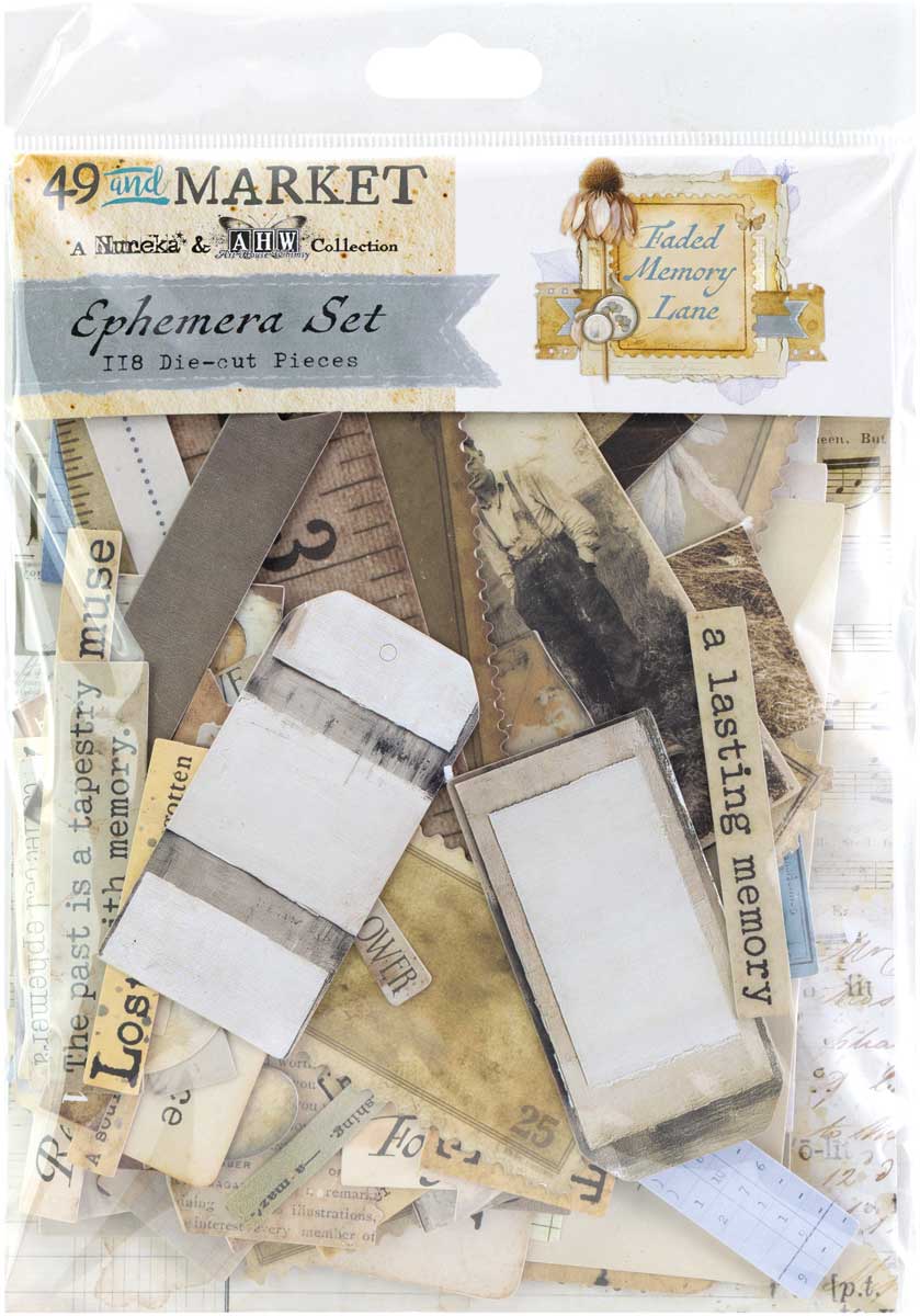 49 & Market Faded Memory Lane Collection - Ephemera Set [FML-35698]