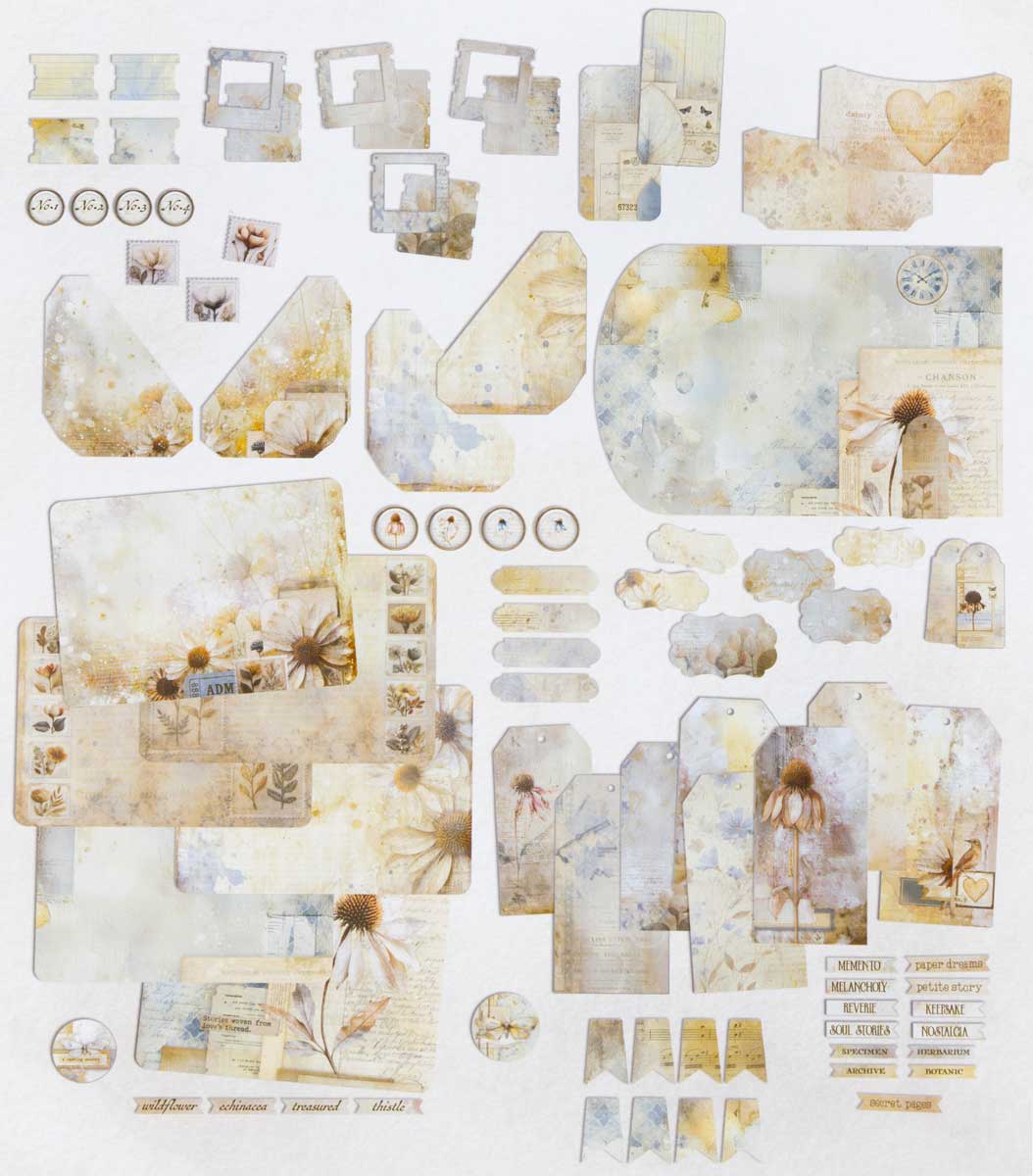 49 & Market Faded Memory Lane Collection - Junk Journal Set [FML-35704] - Image 2