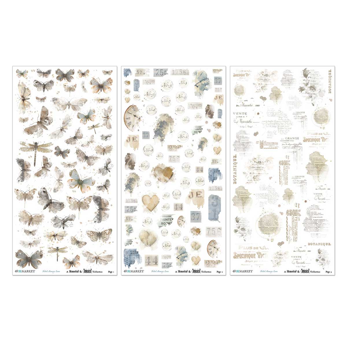 49 & Market Faded Memory Lane Collection - Rub On Transfer Set - Blendable [FML-35667] - Image 2