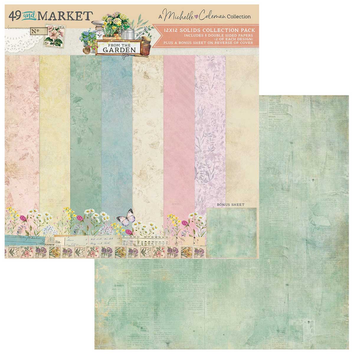 49 & Market From The Garden Collection - 12" x 12" Solids Collection Pack [FTG-35292] - Image 3