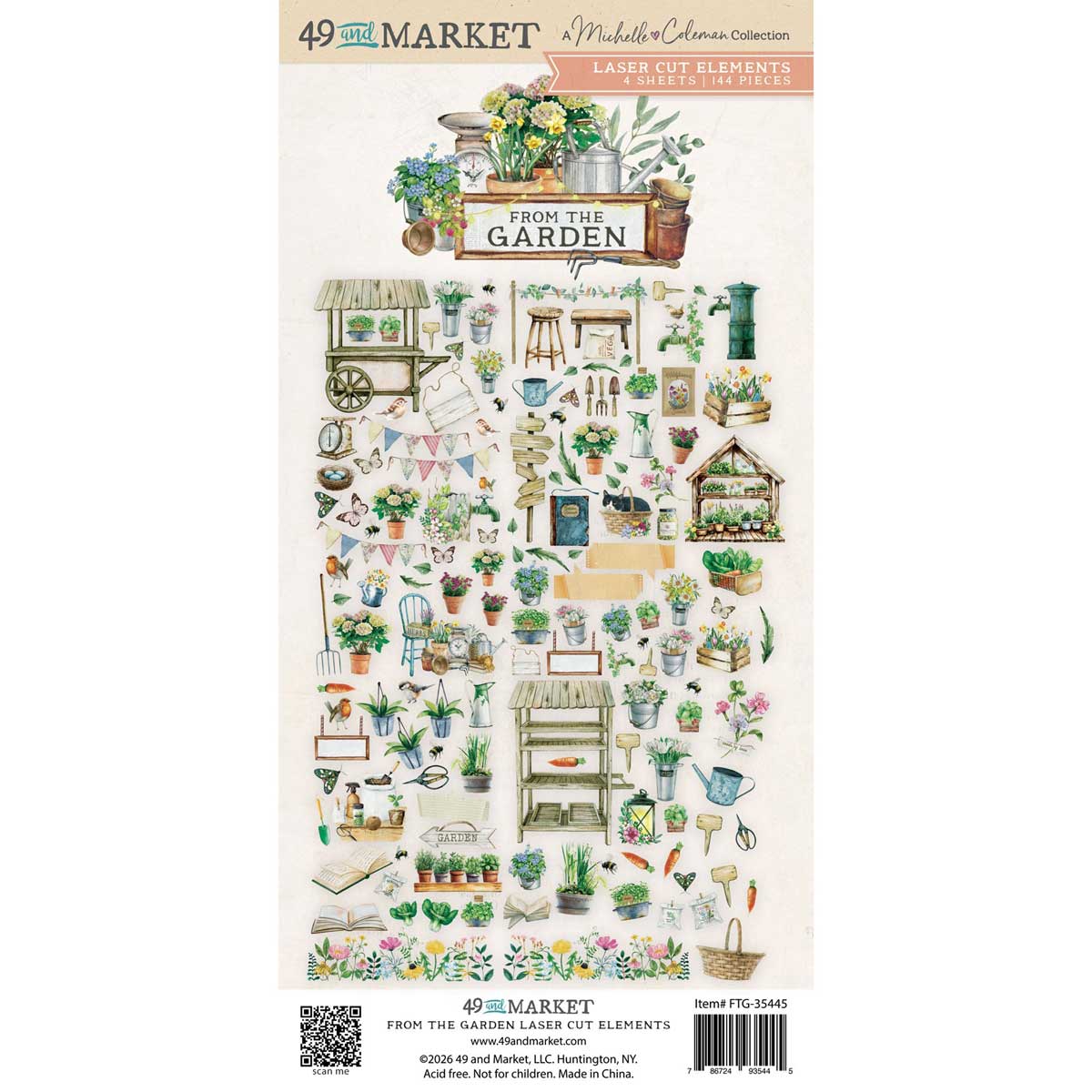 49 & Market From The Garden Collection - Laser Cut Elements [FTG-35445]
