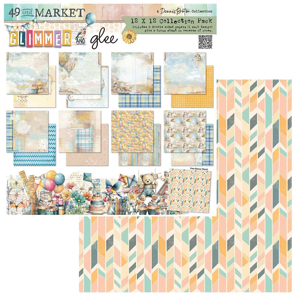 49 & Market Glimmer & Glee Collection - 12" x 12" Collection Pack [DGG-35964] - Image 2