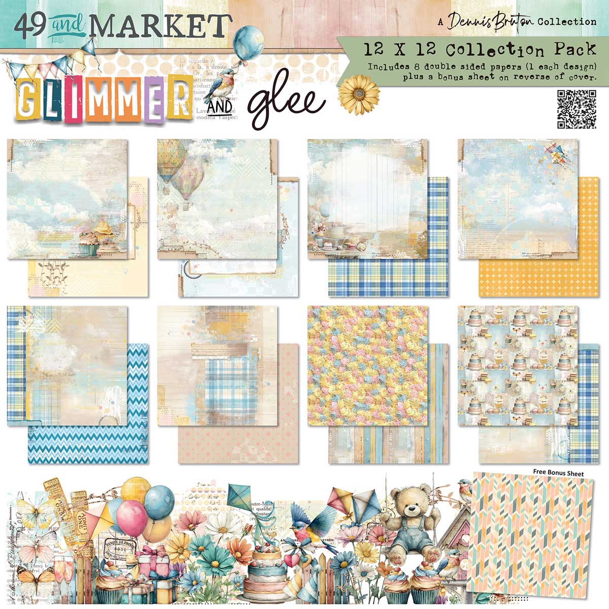 49 & Market Glimmer & Glee Collection - 12" x 12" Collection Pack [DGG-35964]