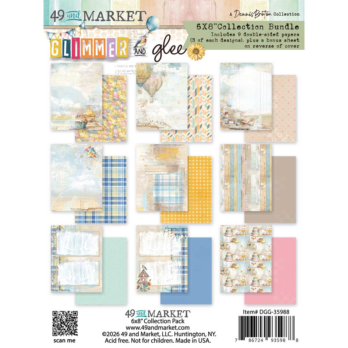 49 & Market Glimmer & Glee Collection - 6" x 8" Collection Bundle [DGG-35988]