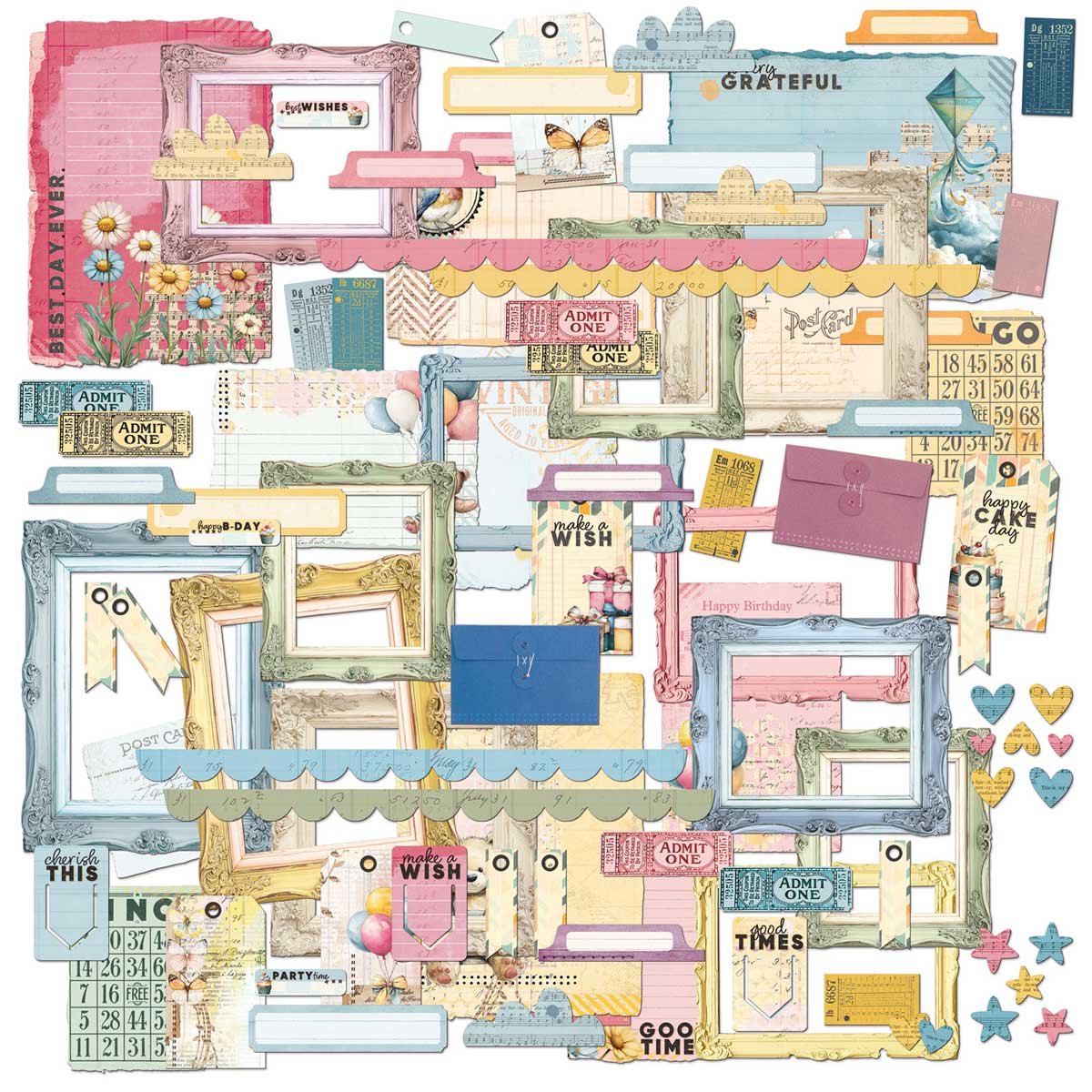 49 & Market Glimmer & Glee Collection - Ephemera & Frames [DGG-36138] - Image 2
