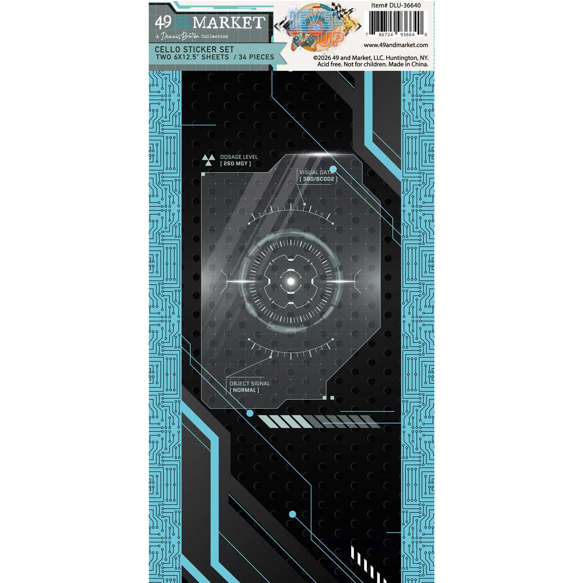 49 & Market Level Up Collection - Cello Sticker Set [DLU-36640]
