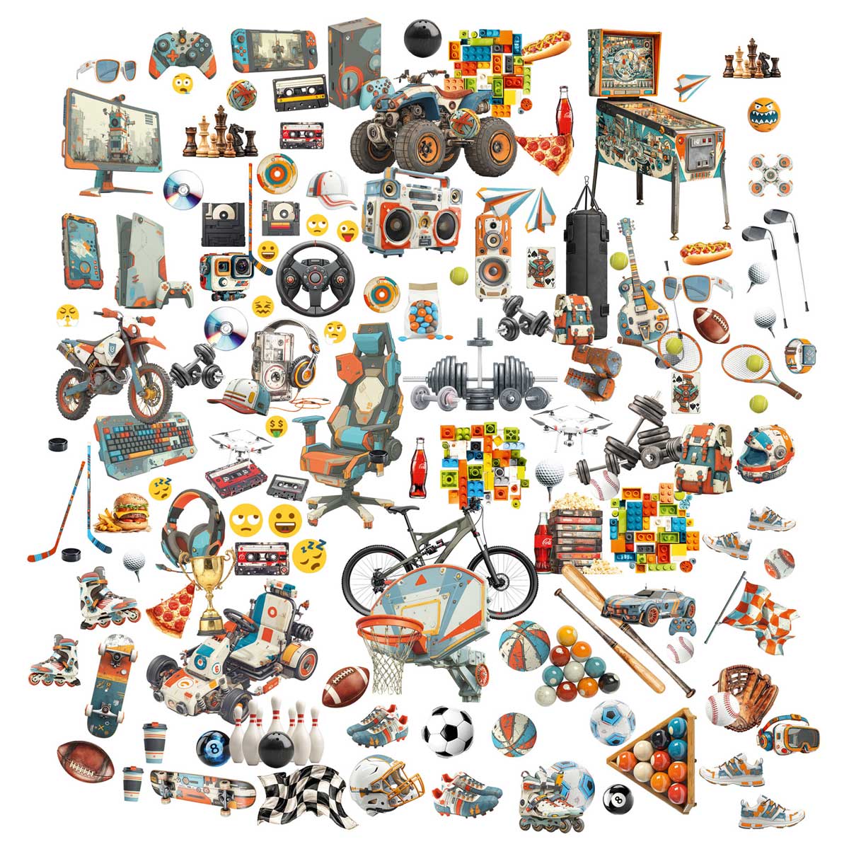 49 & Market Level Up Collection - Laser Cut Elements [DLU-36626] - Image 2