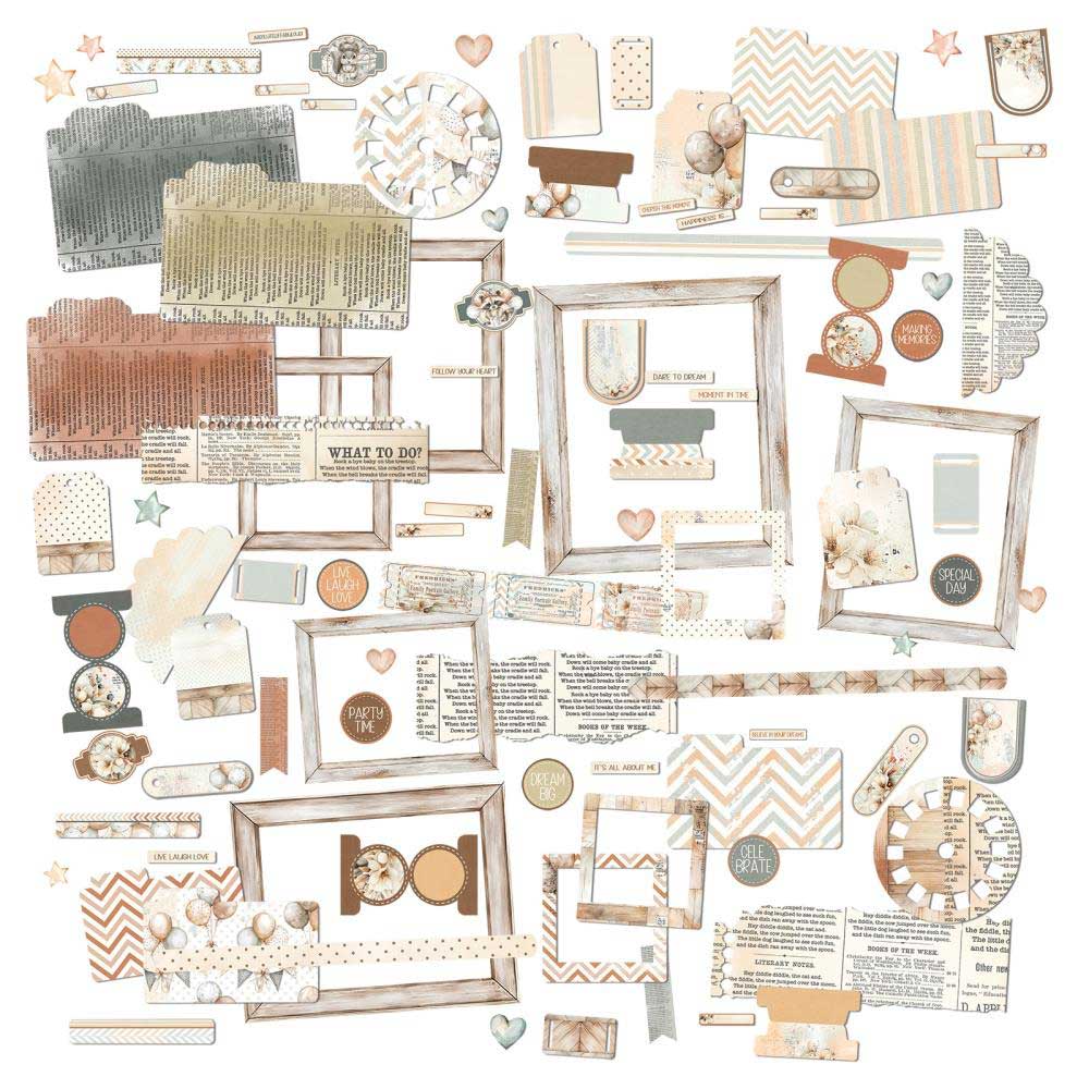 49 & Market Little Celebrations / Little Dreamers Collection - Die Cut Elements [JDC-31768] - Image 2
