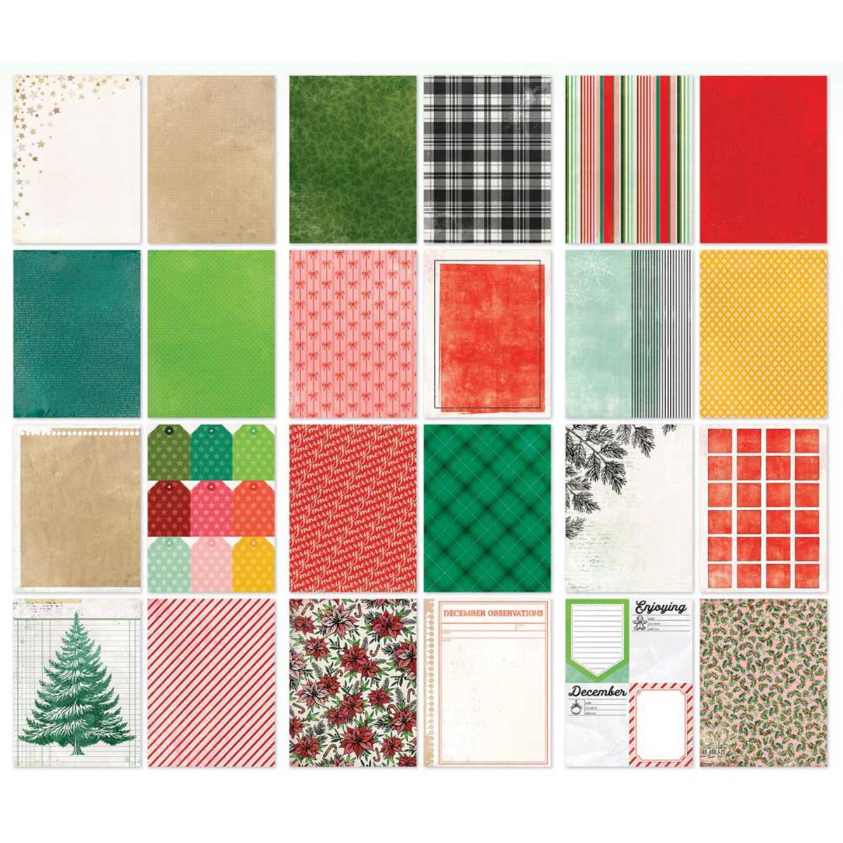 49 & Market Mistletoe & Memories Collection - 6" x 8" Collection Paper Pack [VBM-32499] - Image 2