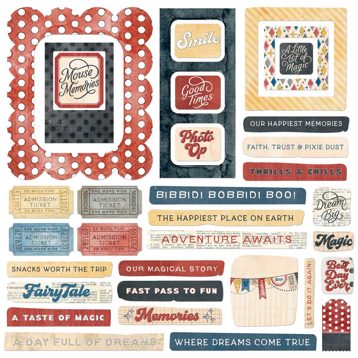 49 & Market Mouse & Co. Collection - Chipboard Elements [MMC-37722] - Image 3