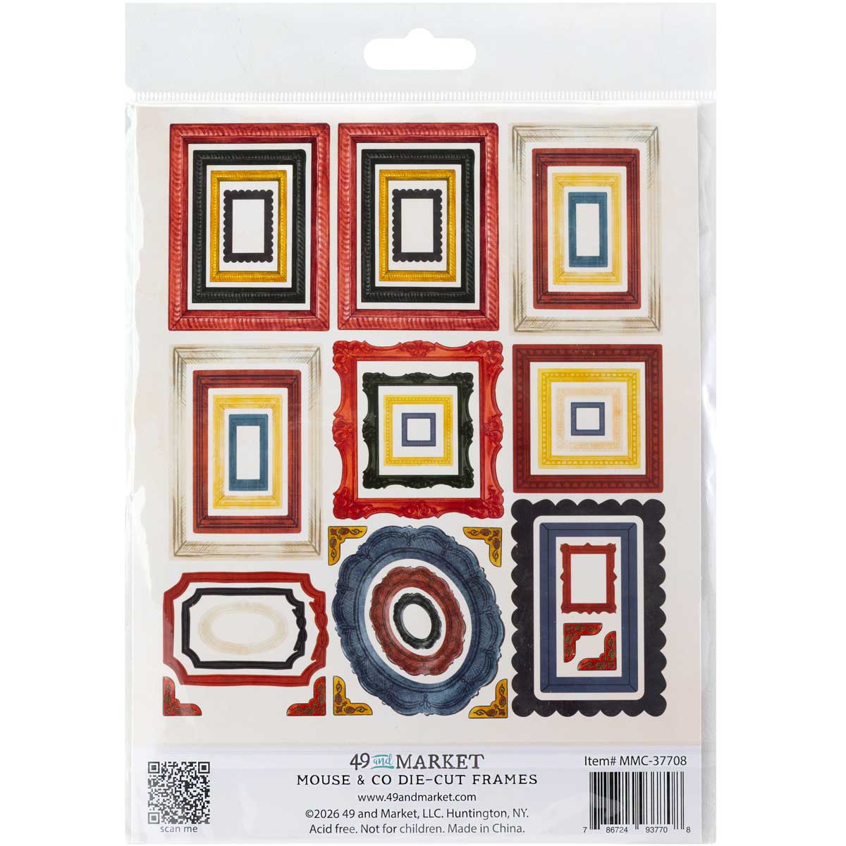 49 & Market Mouse & Co. Collection - Die Cut Frames [MMC-37708] - Image 2