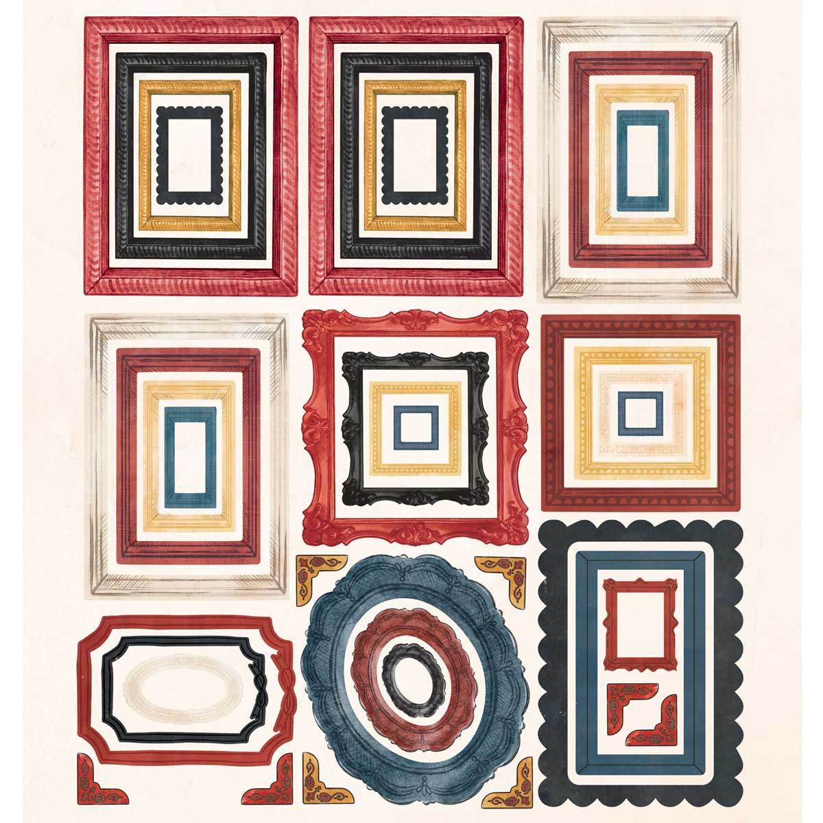 49 & Market Mouse & Co. Collection - Die Cut Frames [MMC-37708] - Image 3