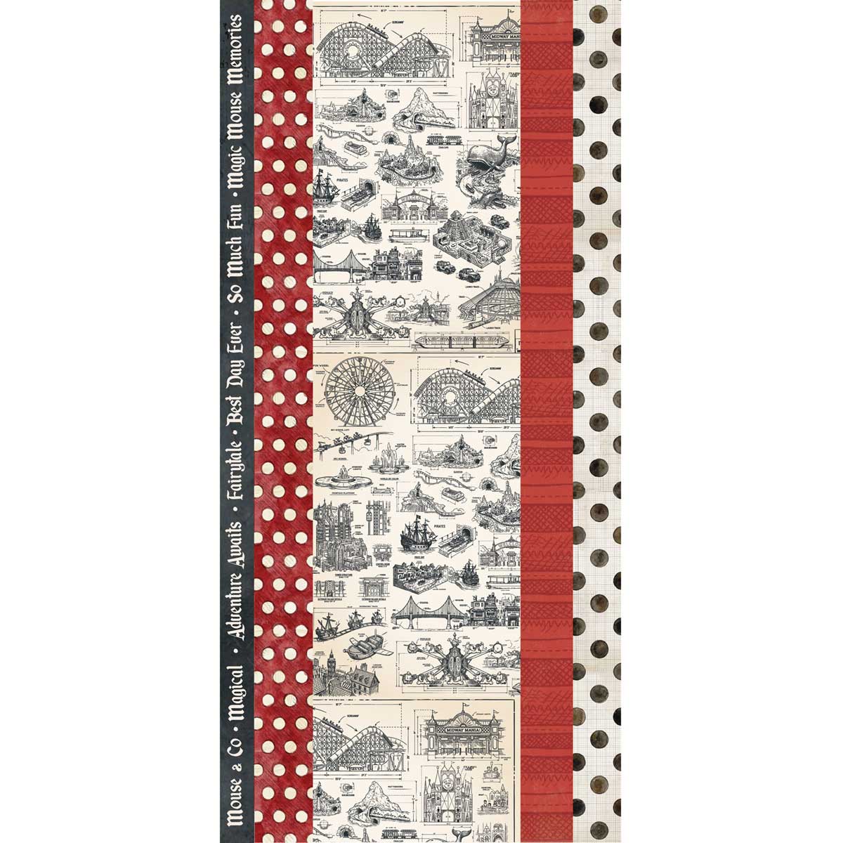 49 & Market Mouse & Co. Collection - Washi Tape Set [MMC-37715] - Image 2