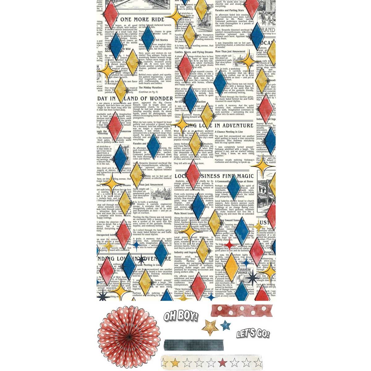 49 & Market Mouse & Co. Collection - Washi Tape Set [MMC-37715] - Image 3