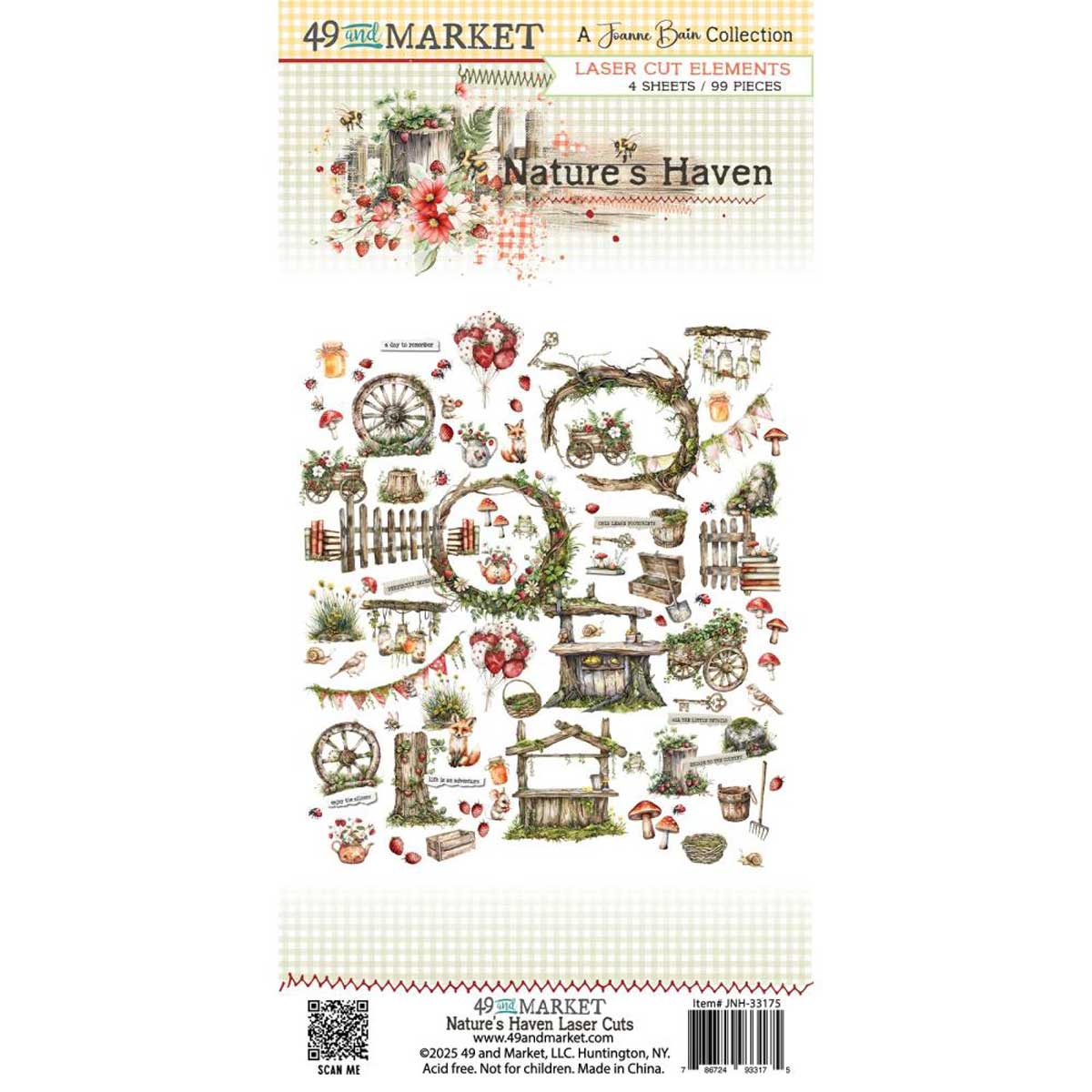 49 & Market Nature's Haven Collection - Laser Cut Elements [JNH-33175]