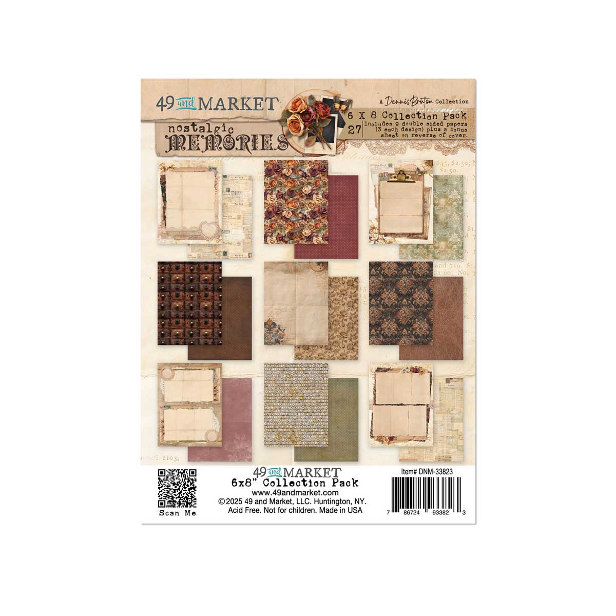 49 & Market Nostalgic Memories Collection - 6" x 8" Collection Pack [DNM-33823]