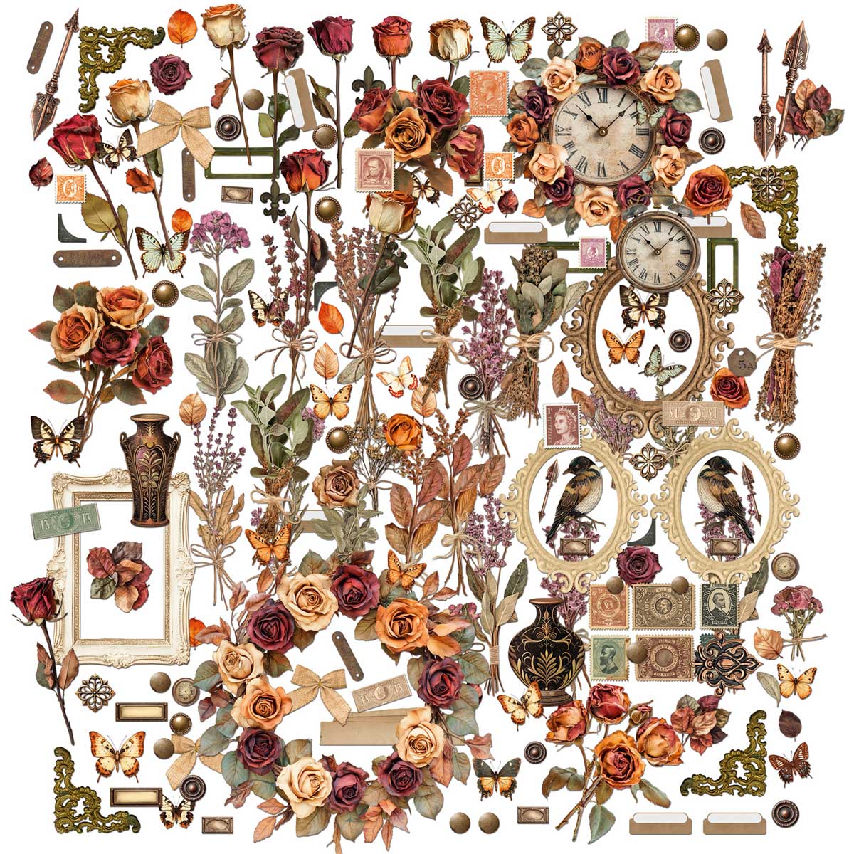 49 & Market Nostalgic Memories Collection - Laser Cut Florals [DNM-33977] - Image 2