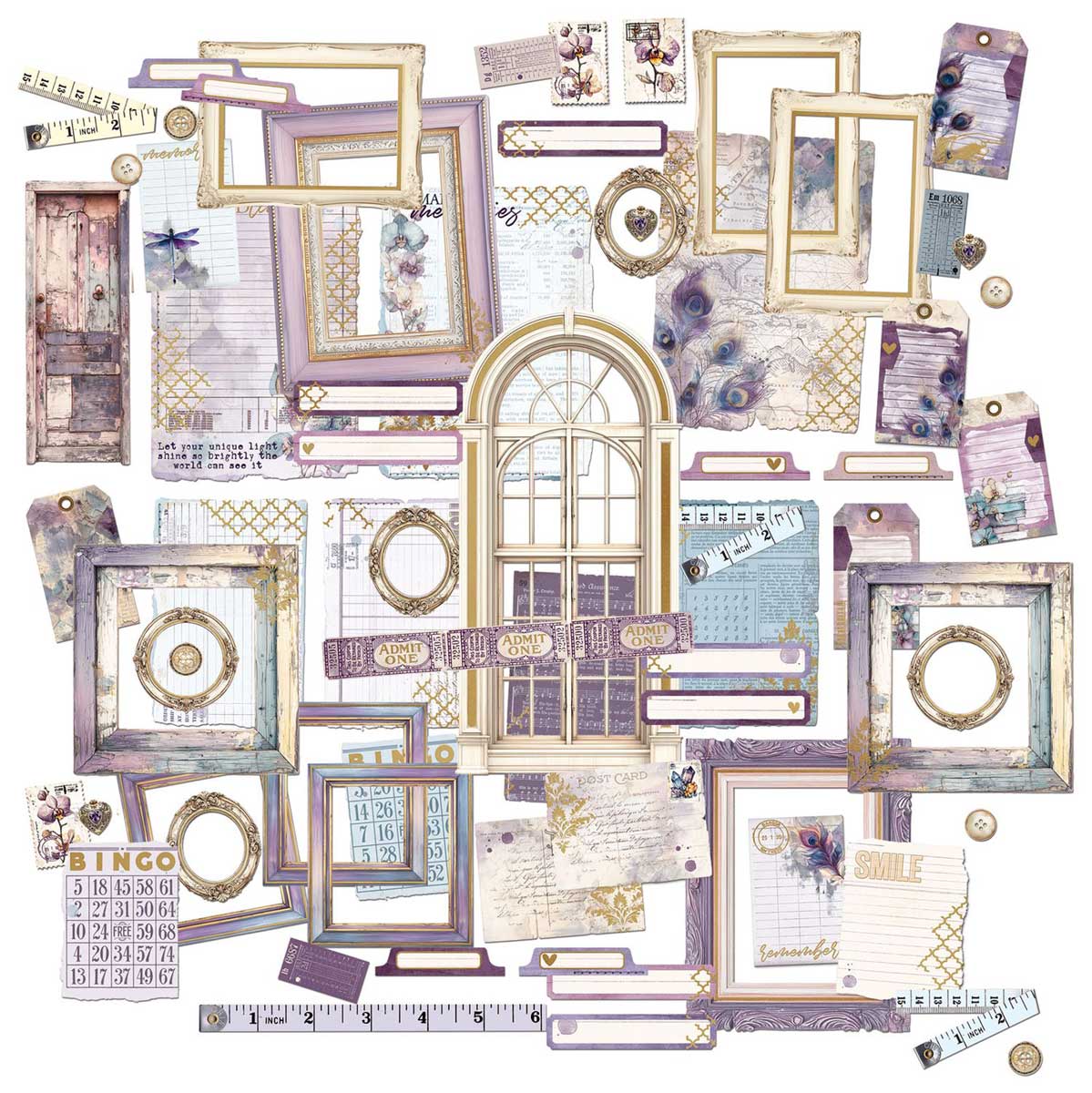 49 & Market Plume & Petal Collection - Ephemera & Frames [DPP-35223] - Image 2