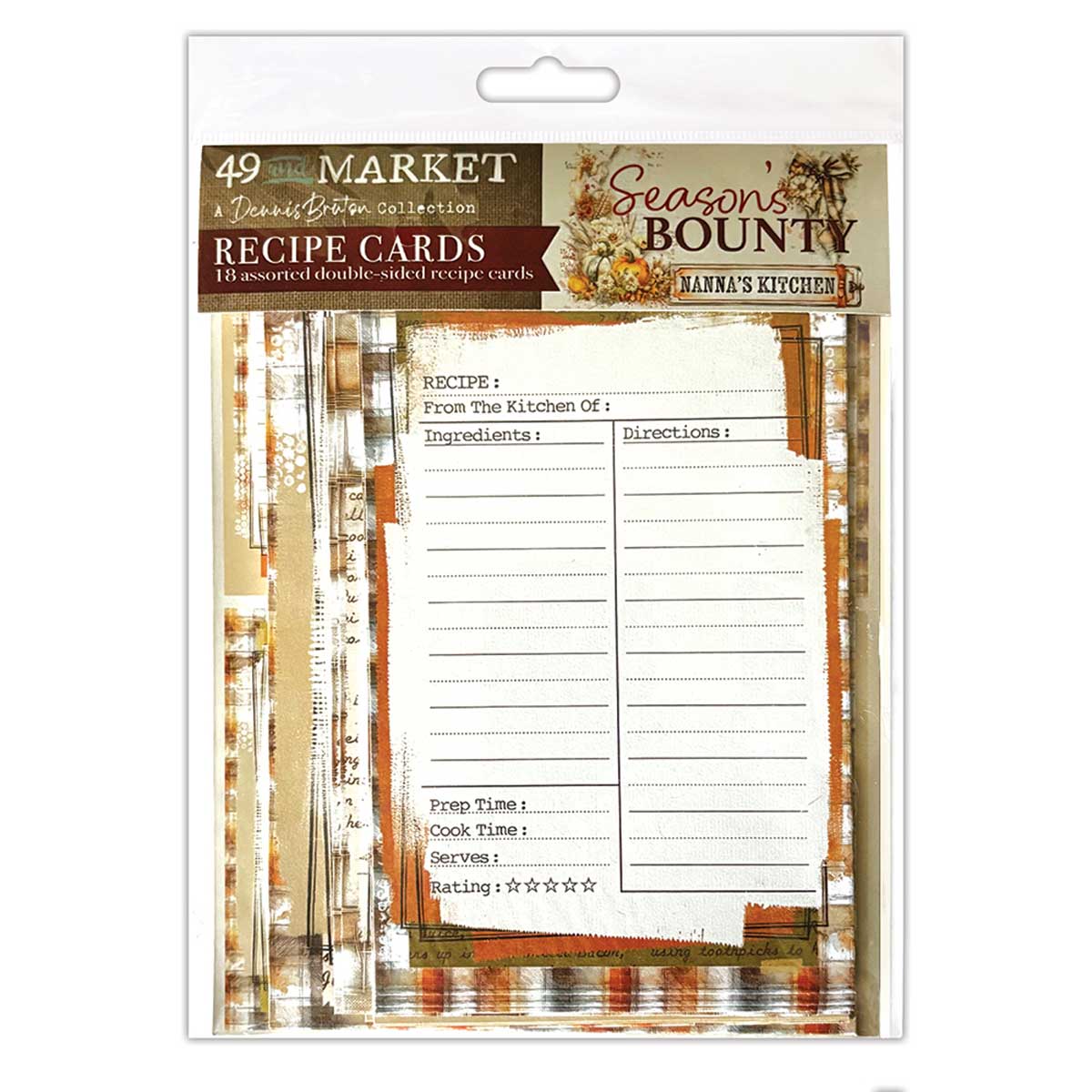 49 & Market Season's Bounty Collection - Recipe Cards - Nanna's Kitchen [DSB-38729]