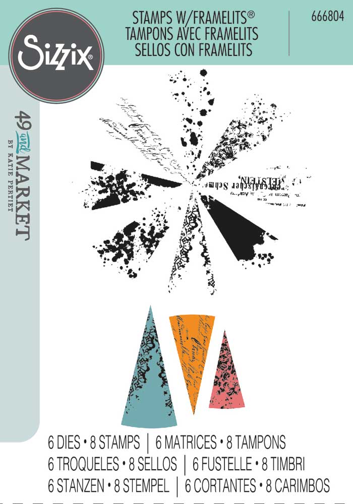 49 & Market / Sizzix Framelits Die & Stamp Set - Build-A