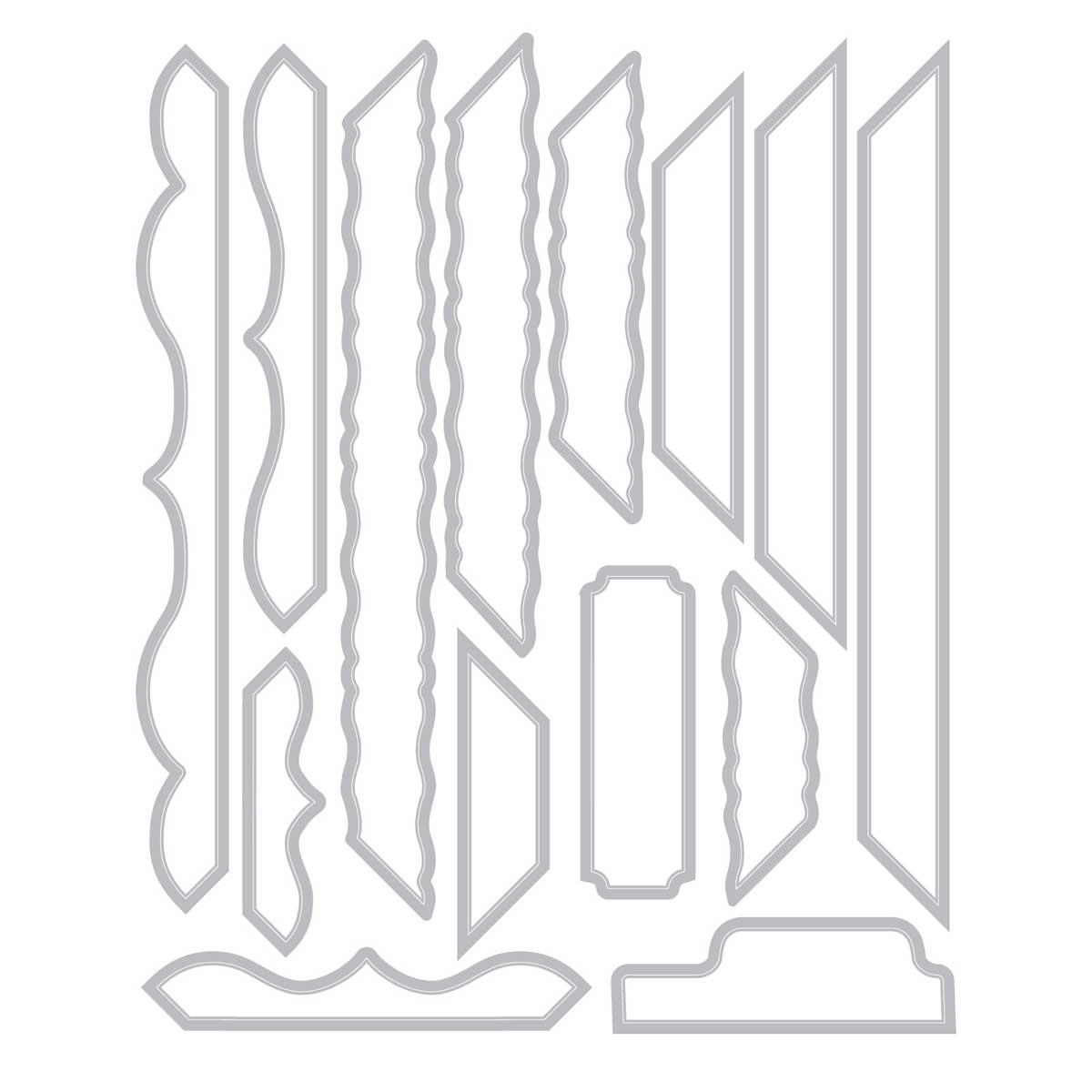 49 & Market / Sizzix Framelits Die & Stamp Set - Build-A-Frame [667056] - Image 3