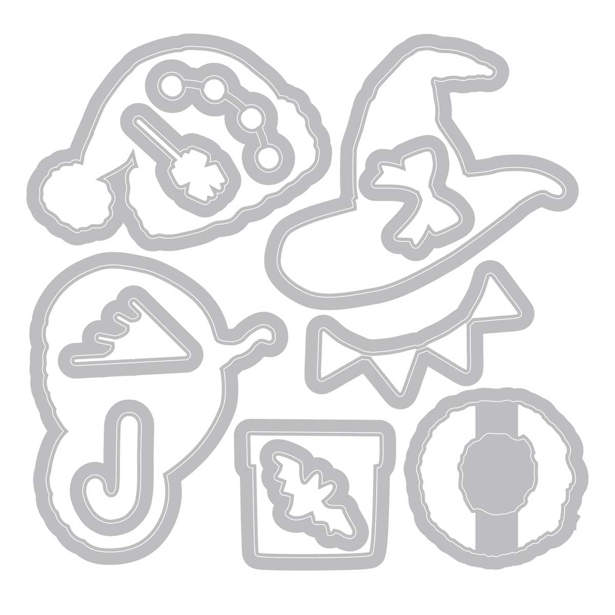 49 & Market / Sizzix Stamps & Framelits - Holiday Drop [667178] - Image 2