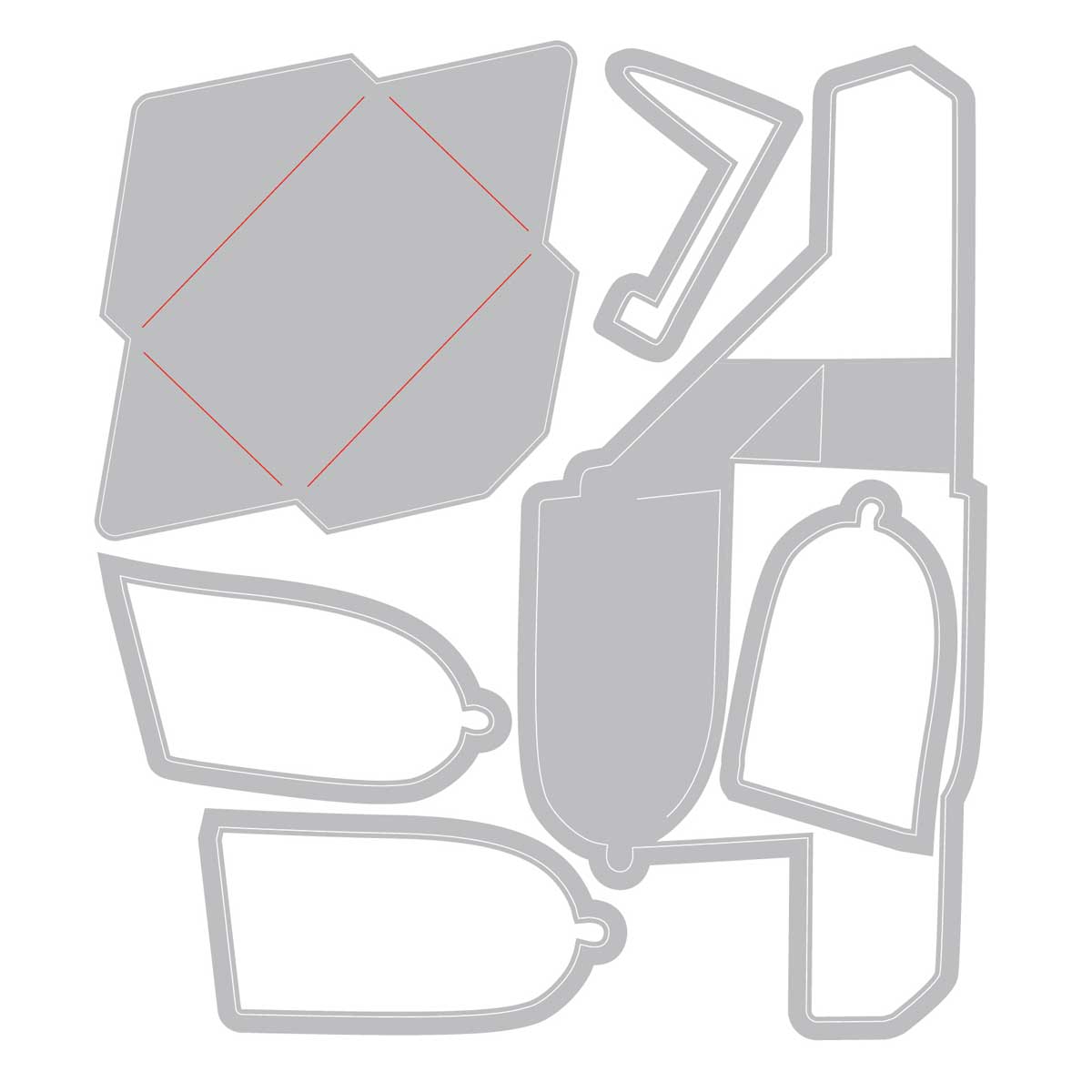 49 & Market / Sizzix Stamps & Framelits - Letter Drop [667177] - Image 2