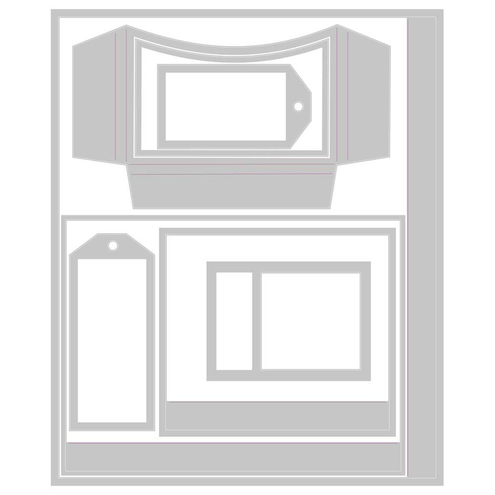 49 & Market / Sizzix Thinlits - Journal Essential Pages [666744] - Image 2