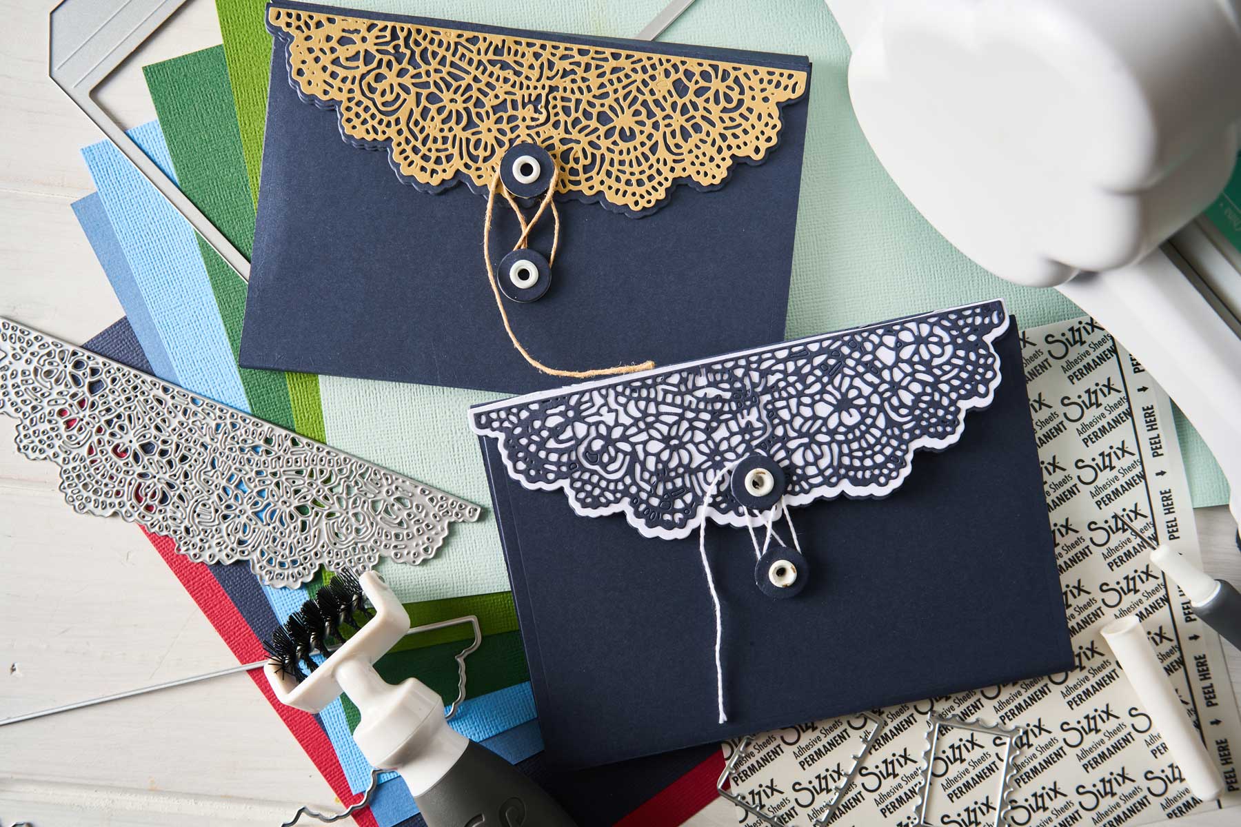 49 & Market / Sizzix Thinlits - Laced Folio [667014] - Image 3